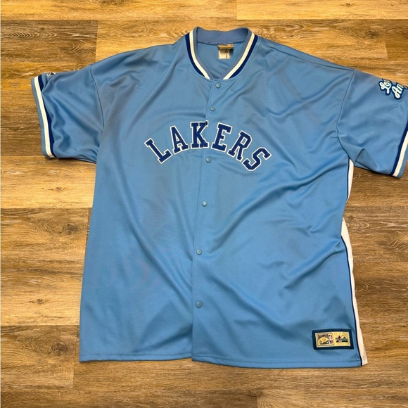 LA Lakers button up jersey — hardwood classics - Picture 1 of 8